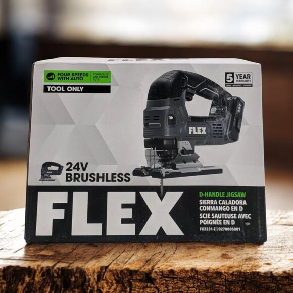 NEW FLEX 24-volt Brushless Variable Speed Keyless Cordless Jigsaw Bare Tool - Picture 1 of 11